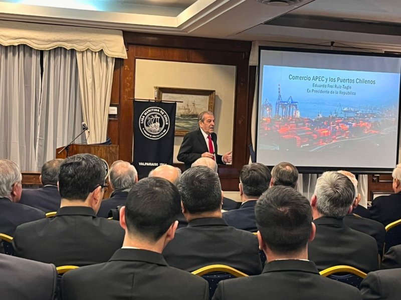 Eduardo Frei Ruiz-Tagle: “Sin puertos de primer nivel, Chile no tiene ningún futuro”