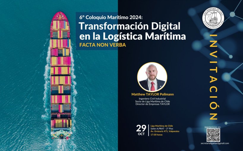 Ligamar analizará la Transformación Digital en la Logística Marítima en 6° Coloquio