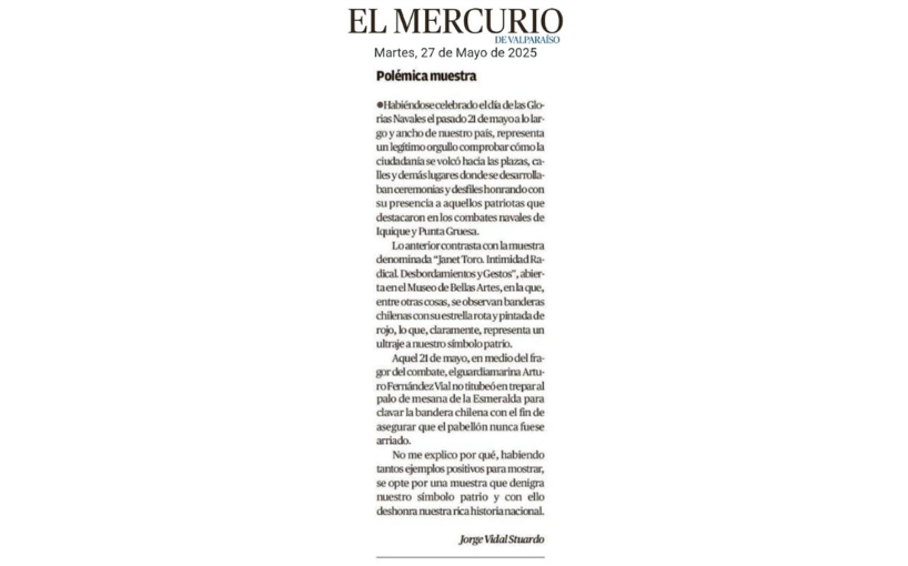 Opiniones que nos interesan: Polémica Muestra