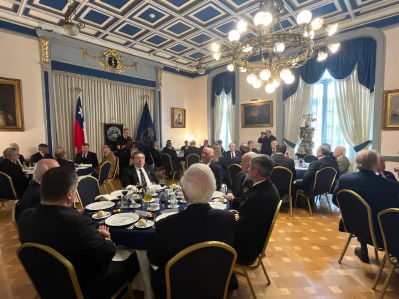 Liga Marítima de Chile rindió homenaje a la DGTM en su 177° aniversario