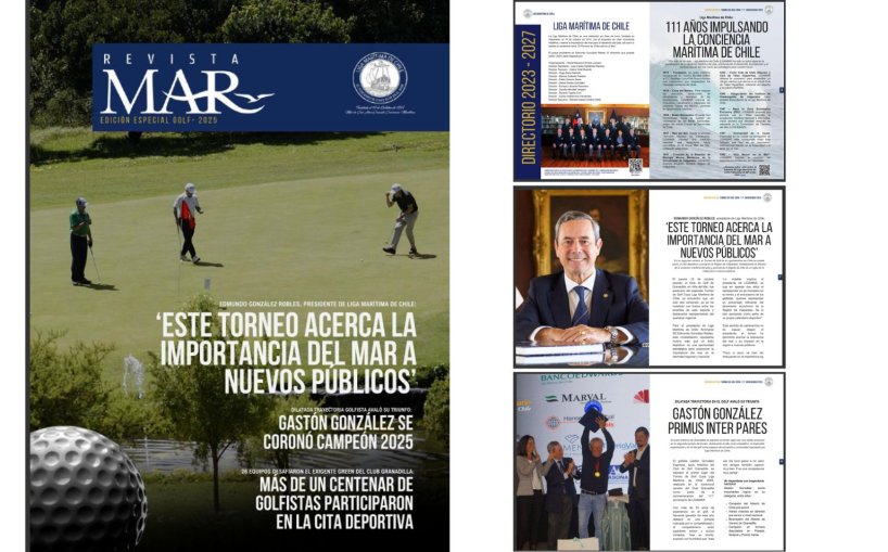 Ya está disponible la Edición Especial de la Revista MAR con toda la cobertura del Torneo de Golf 2025