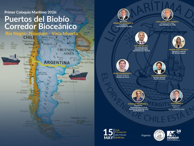 Ligamar y ASONAVE abren debate estratégico sobre el desarrollo logístico-portuario en Chile
