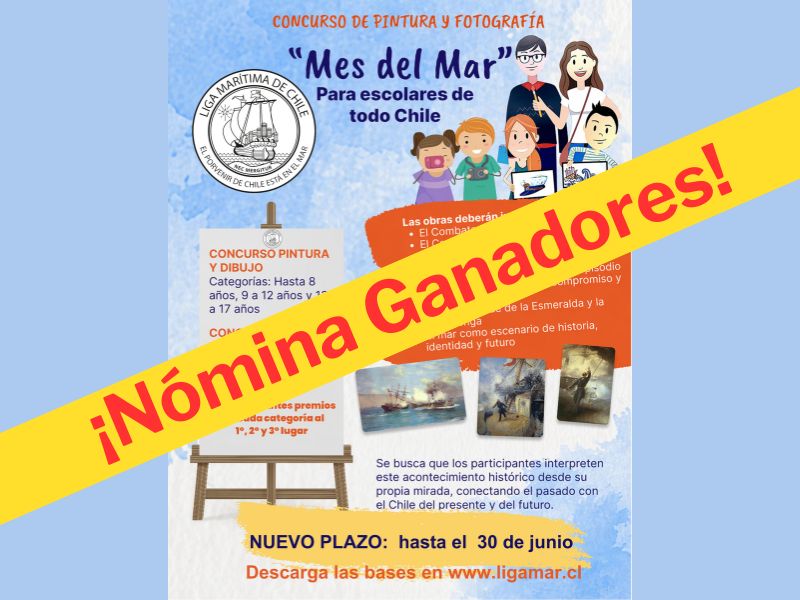 LIGAMAR da a conocer ganadores de sus tradicionales concursos de Pintura, Dibujo y Fotografía del 